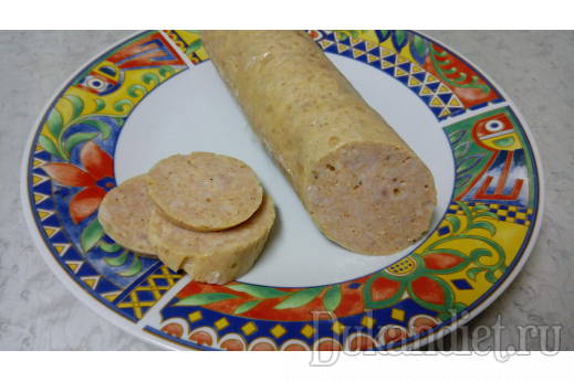 Домашняя куриная колбаса